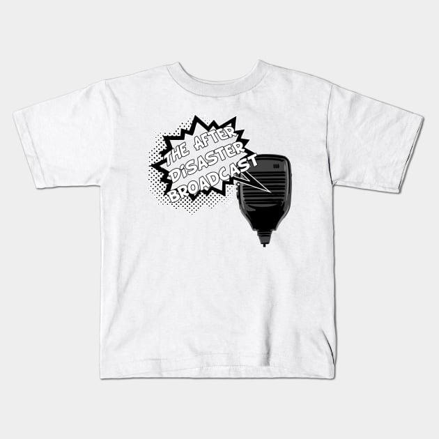 The After Disaster Broadcast Minimal Logo Kids T-Shirt by TheAfterDisasterBroadcast